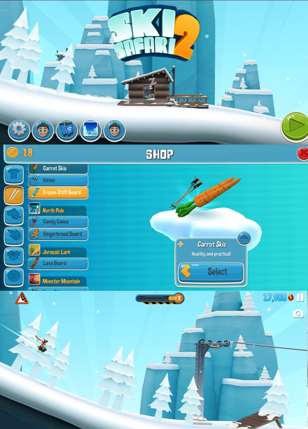 滑雪大冒险2破解版v1.5.4截图1
